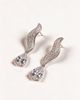 Modenaire Modenaire Crystal Teardrop Pendant Necklace And Drop Earring Set - 4