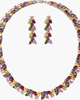 Modenaire Modenaire Crystal Tennis Necklace And Matching Drop Earring Set - 1