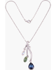 Modenaire Modenaire Crystal Trio Teardrop Pendant Necklace - 1