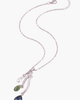Modenaire Modenaire Crystal Trio Teardrop Pendant Necklace - 4
