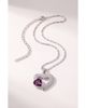 Modenaire Modenaire Double Heart Crystal Pendant Necklace - 1