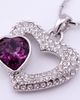 Modenaire Modenaire Double Heart Crystal Pendant Necklace - 4