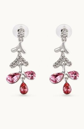 Modenaire Modenaire Elegant Sparkling Gem Drop Earrings