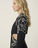 Modenaire Modenaire Embellished Cutout Blazer - 3