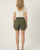 Modenaire Modenaire Eyelet Embroidered Shorts with Drawstring Waist and Scalloped Hems - 2