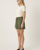 Modenaire Modenaire Eyelet Embroidered Shorts with Drawstring Waist and Scalloped Hems - 4