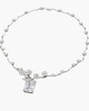 Modenaire Modenaire Floral Butterfly Stone Pendant Necklace And Earrings Jewelry Set - 3