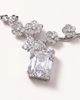 Modenaire Modenaire Floral Butterfly Stone Pendant Necklace And Earrings Jewelry Set - 4