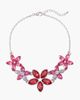 Modenaire Modenaire Floral Crystal Statement Necklace - 1