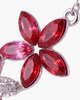 Modenaire Modenaire Floral Crystal Statement Necklace - 3