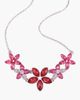 Modenaire Modenaire Floral Crystal Statement Necklace - 4