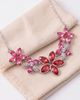 Modenaire Modenaire Floral Crystal Statement Necklace - 5