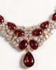 Modenaire Modenaire Floral Statement Necklace And Drop Earring Set - 5
