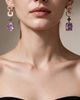 Modenaire Modenaire Geometric Linked Statement Drop Earrings - 2