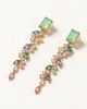 Modenaire Modenaire Gold Tone Crystal Geometric Cascading Statement Drop Earrings - 3