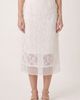 Modenaire Modenaire Lace Layered Skirt With Tie Waist - 1