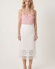 Modenaire Modenaire Lace Layered Skirt With Tie Waist - 2