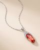 Modenaire Modenaire Oval Crystal Pendant Necklace - 2