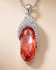 Modenaire Modenaire Oval Crystal Pendant Necklace - 3