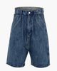 Modenaire Modenaire Relaxed Fit Washed Denim Shorts with Utility Pockets - 4