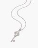 Modenaire Modenaire Rhinestone Key Pendant Necklace - 1