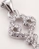 Modenaire Modenaire Rhinestone Key Pendant Necklace - 4