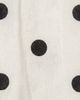 Modenaire Modenaire Ribbed Knit Two Piece Set with Ruffle Collar Cardigan and Polka Dot Skirt - 4