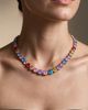 Modenaire Modenaire Round Crystal Tennis Style Statement Necklace - 2