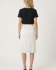Modenaire Modenaire Sequin Embellished Midi Skirt with Drawstring Waist - 2