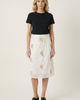 Modenaire Modenaire Sequin Embellished Midi Skirt with Drawstring Waist - 3
