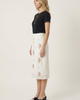Modenaire Modenaire Sequin Embellished Midi Skirt with Drawstring Waist - 4