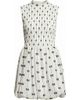 Modenaire Modenaire Sleeveless Bow Motif Smocked Mini Dress - 1