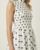 Modenaire Modenaire Sleeveless Bow Motif Smocked Mini Dress - 4