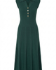 Modenaire Modenaire Sleeveless Collared Knit Midi Dress - 1