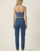 Modenaire Modenaire Strapless Denim Heart Shaped Panel Corset Top - 2
