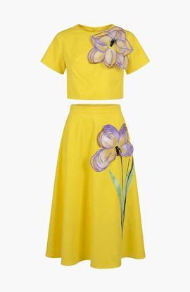Modenaire Modenaire Summer Embroidered Two Piece Set