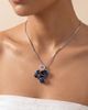 Modenaire Modenaire Teardrop Trio Cluster Pendant Necklace - 5