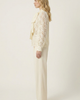 Modenaire Modenaire Tie Neck Sheer Long Sleeve Lace Blouse - 3