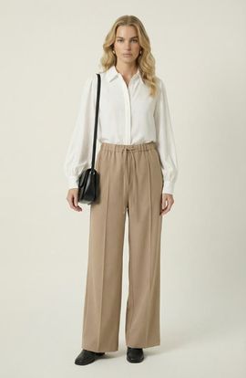 Modenaire Modenaire Wide Leg Drawstring Trousers