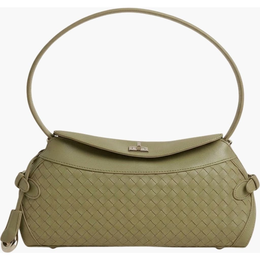 Modenaire Modenaire Woven Leather Shoulder Bag