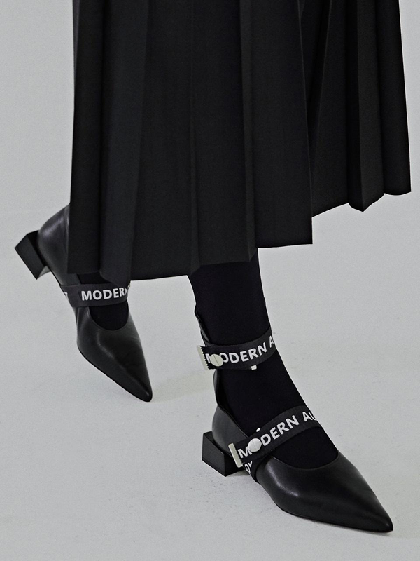 MODERN ALCHEMIST L O V E Flat Boots_BK