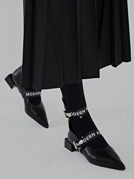 MODERN ALCHEMIST L O V E Flat Boots_BK