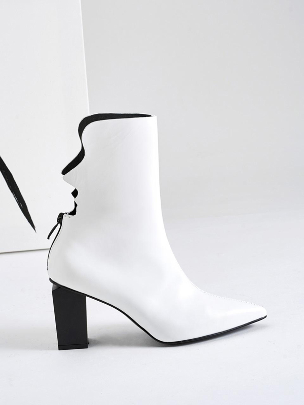 MODERN ALCHEMIST L O V E Visage Boots 2_White