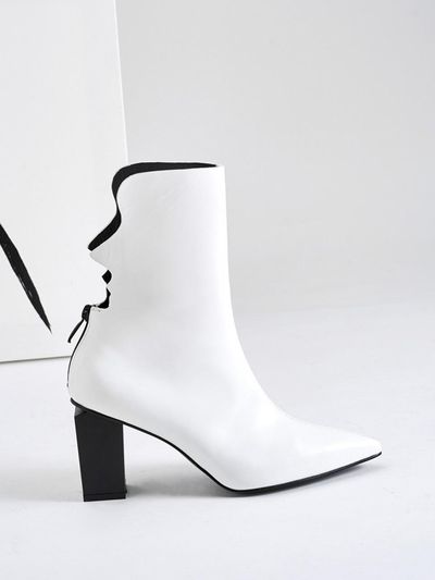 MODERN ALCHEMIST L O V E Visage Boots 2_White