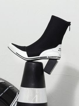 MODERN ALCHEMIST Project2. Sneakers Boots Black White