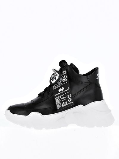 MODERN ALCHEMIST PROJECT 3. RE- 2ND SNEAKERS MID_BLACK