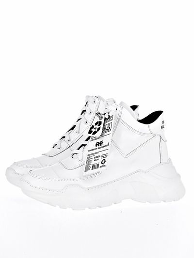 MODERN ALCHEMIST PROJECT 3. RE- 2ND SNEAKERS MID_WHITE