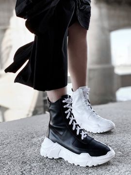 MODERN ALCHEMIST RE- SNEAKERS BOOTS_Black