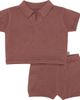 Modern Moments™ by Gerber Modern Moments™ by Gerber 2-Piece Baby Johnny Collar Sweater Knit Set - 1