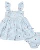 Modern Moments™ by Gerber Modern Moments™ by Gerber Ruffle Sleeve Dress and Diaper Cover Set - 1